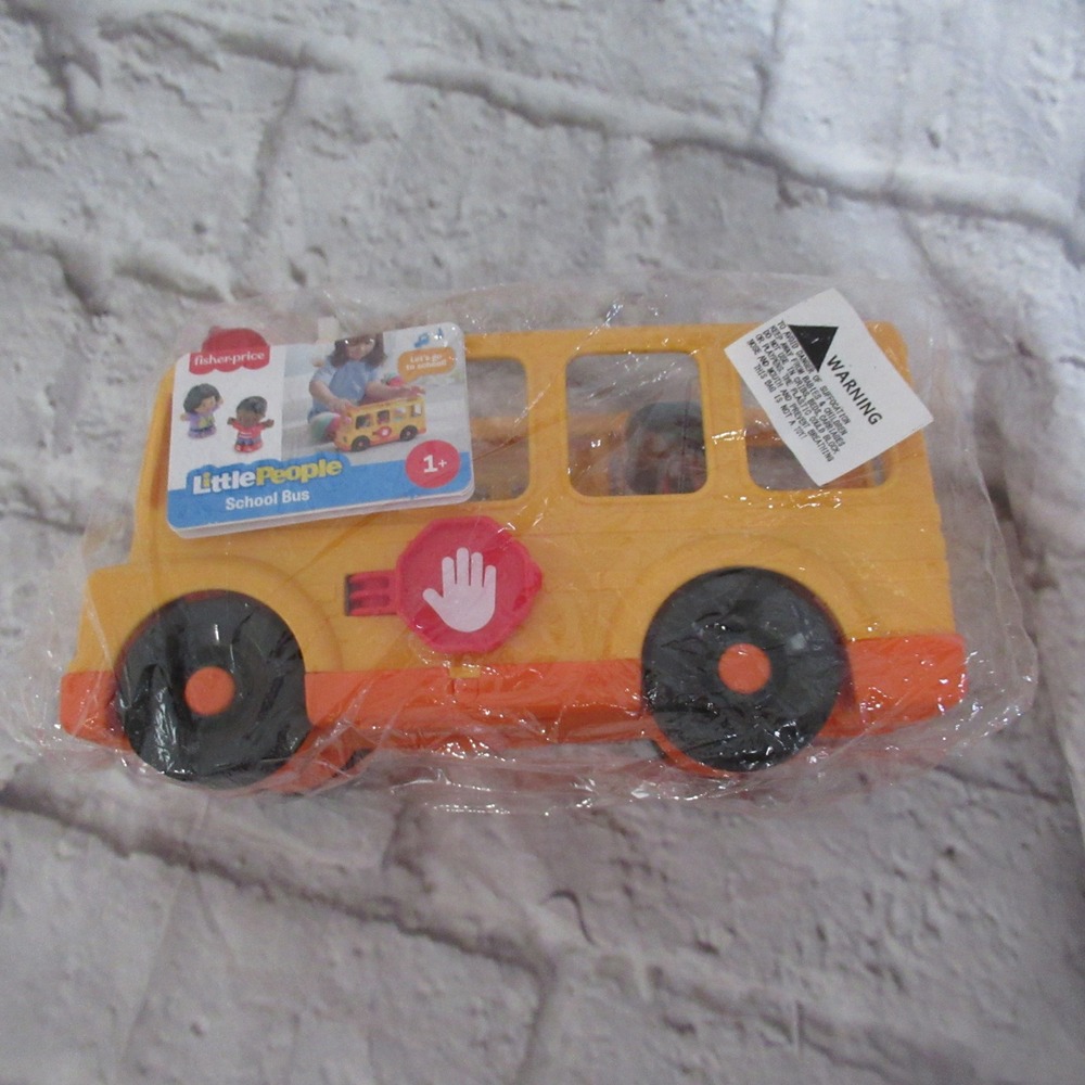 Fisher-Price Little People School Bus Toddler Yellow New Musical